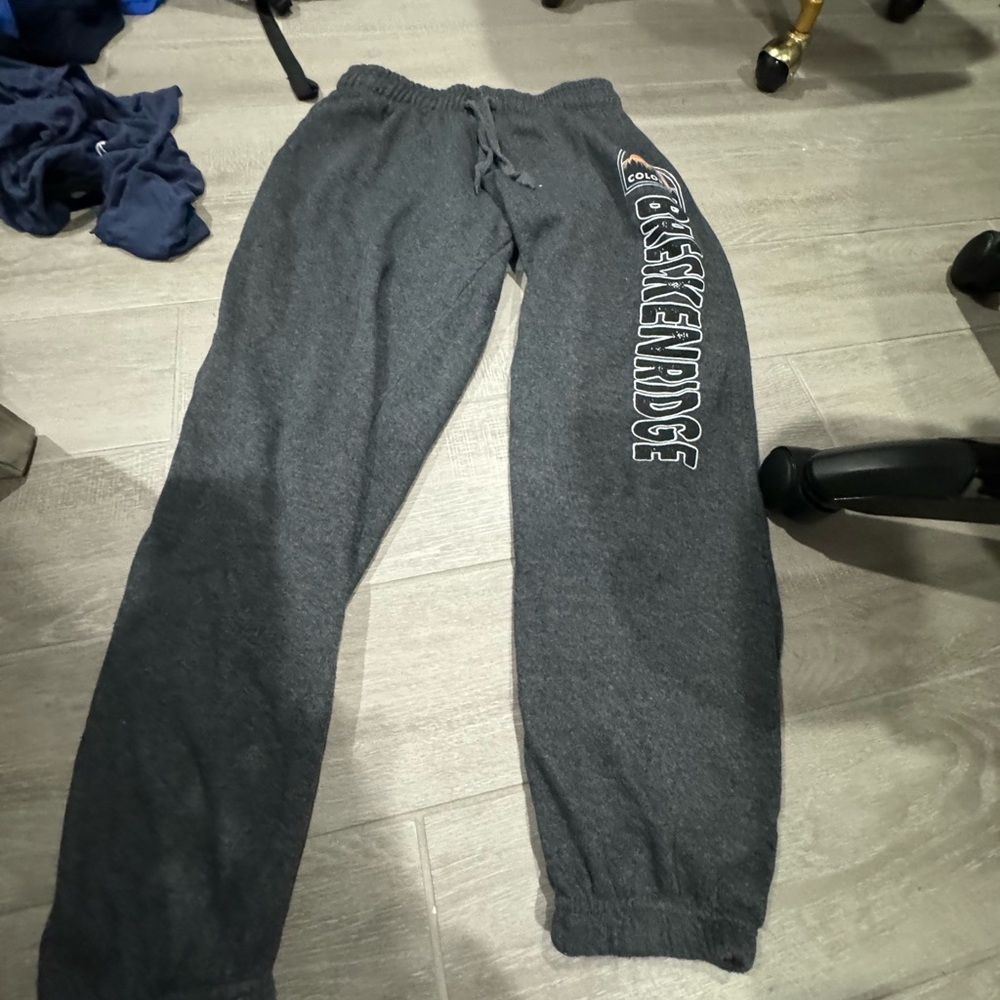 Grey sweatpants